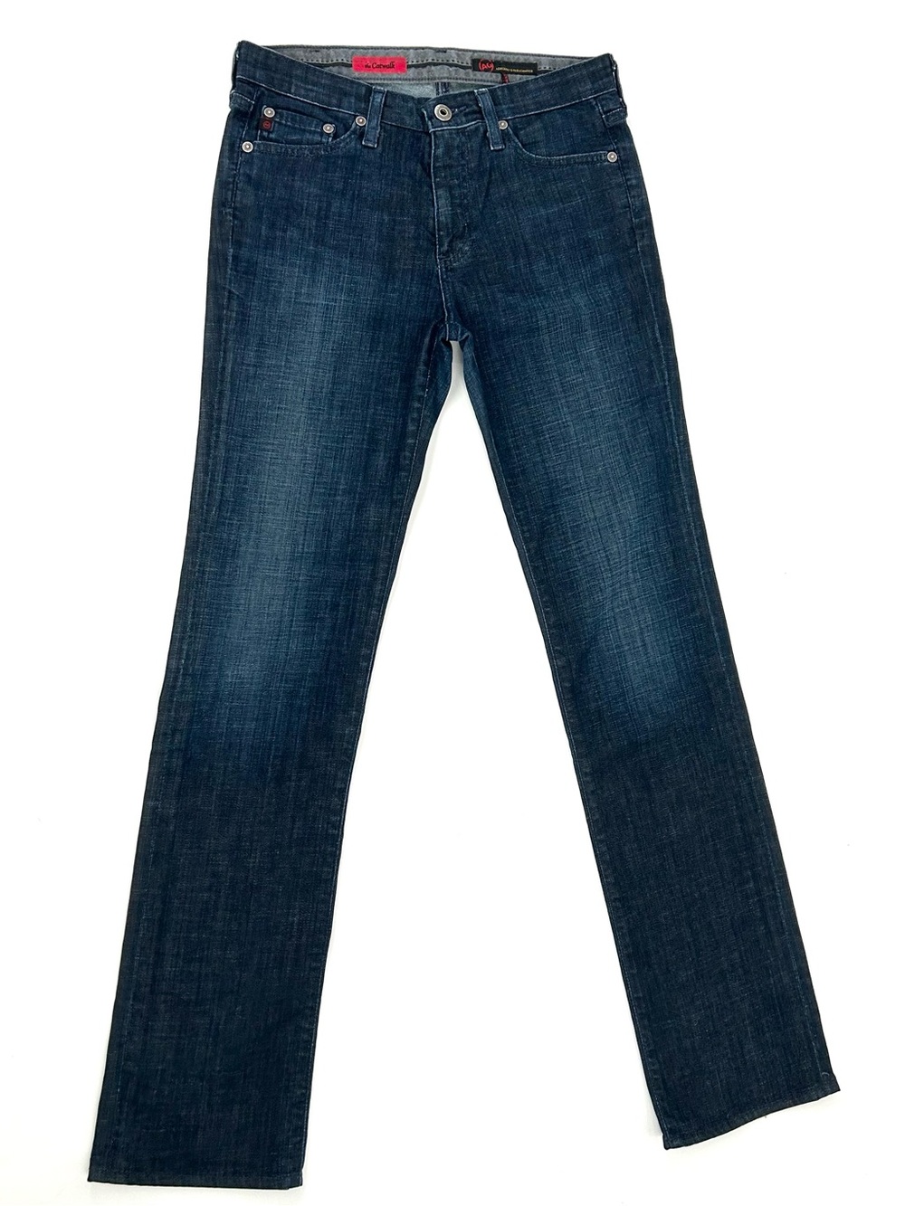 AG Adriano Goldschmied The Catwalk Jeans 27R Bootcut Made USA Dark Wash